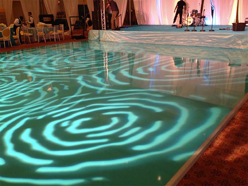 Aqua Dance Floor Regency Party Rental & Productions
