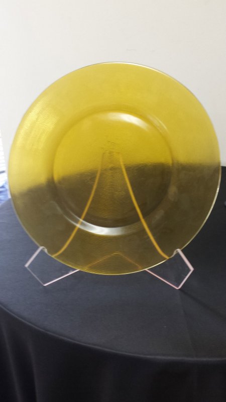 Amber Glass Charger