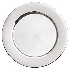 Silver Metal Charger