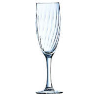 Optic Champagne Glass